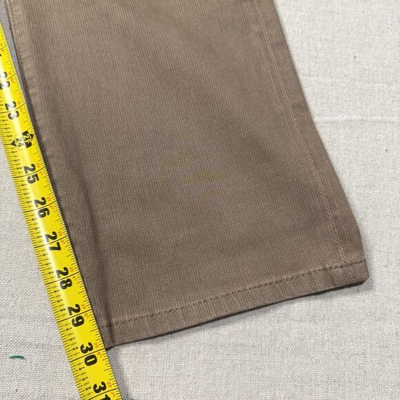 AG Adriano Goldschmied Pants Mens Everett 36x32 Brown Sueded Soft Slim Straight - Picture 7 of 8